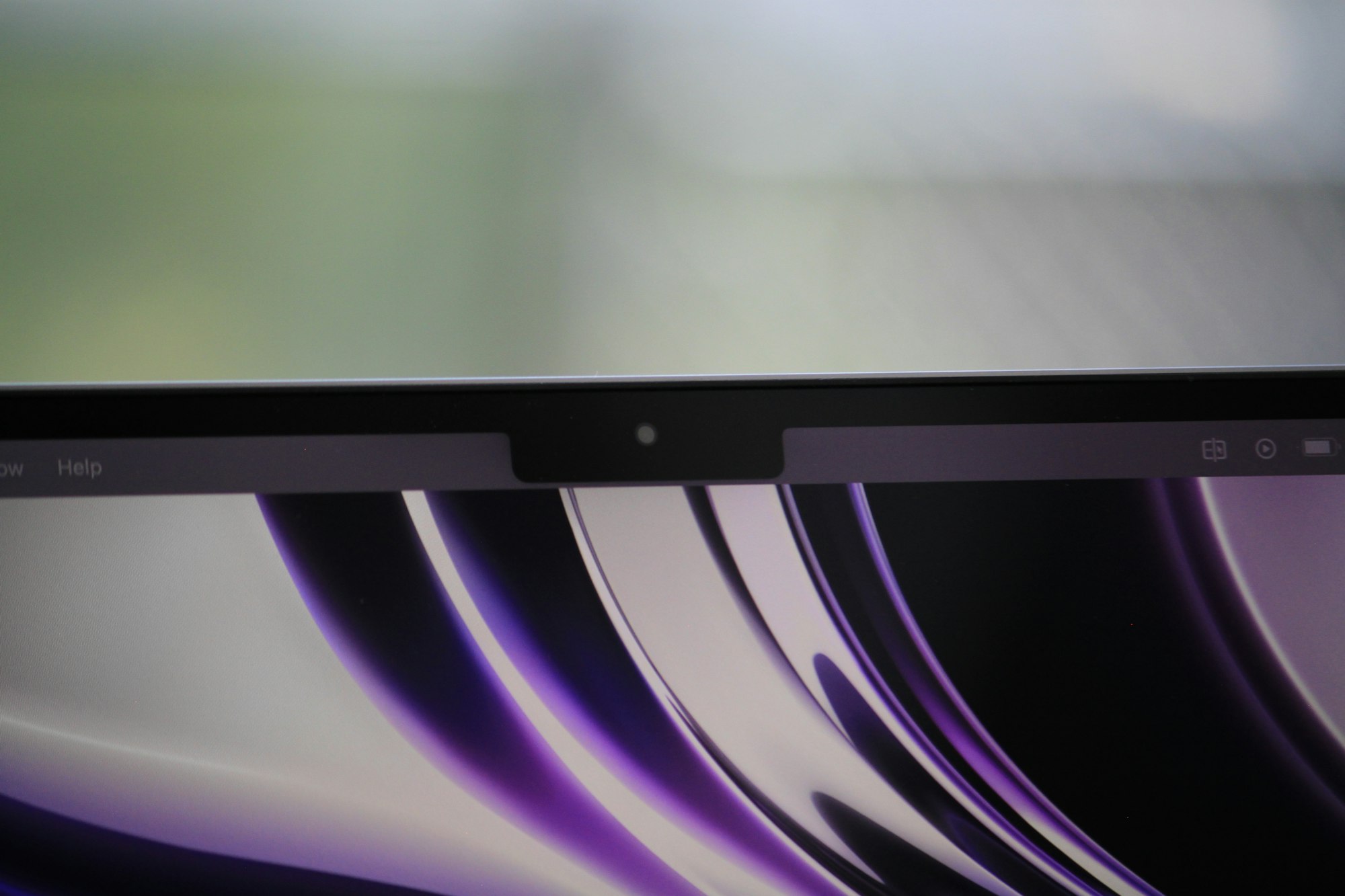 Close-up of a laptop keyboard and screen